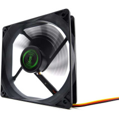 Ventilador Tacens Anima AF12 120mm - Carcaça e lâminas pretas - Velocidade Máx. 1200 rpm